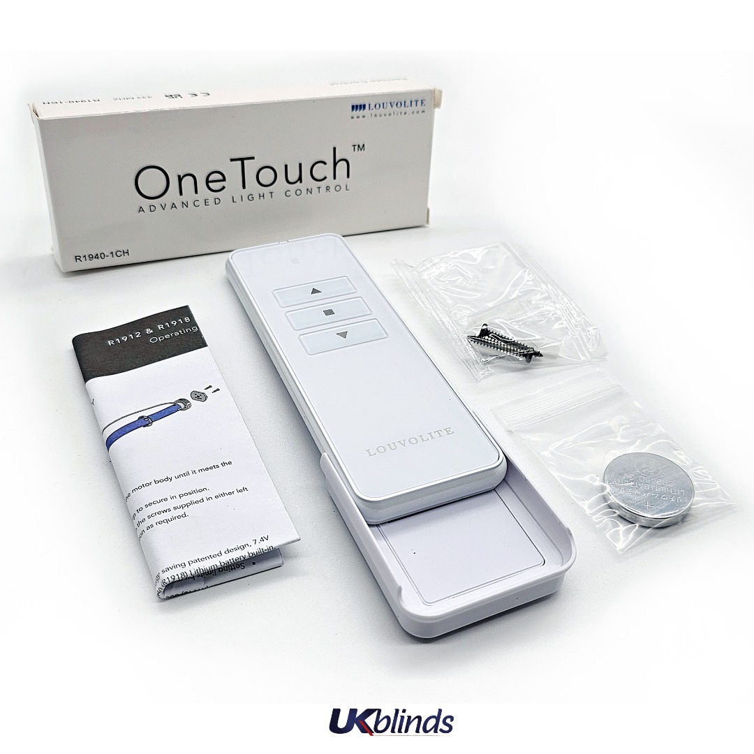 Louvolite R1940 (1-channel) Push Button Remote Controller (Replacement for R1920) - Image 3