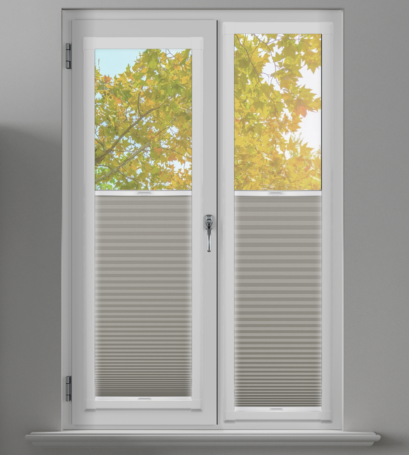 Perfect Fit Frame Pleated Blind - Blackout Honeycomb Lexi Taupe Beige - Image 3