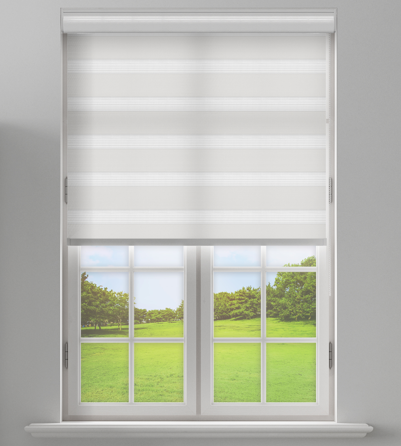 Day & Night Free-Hanging Blind - Seasons White - Image 2