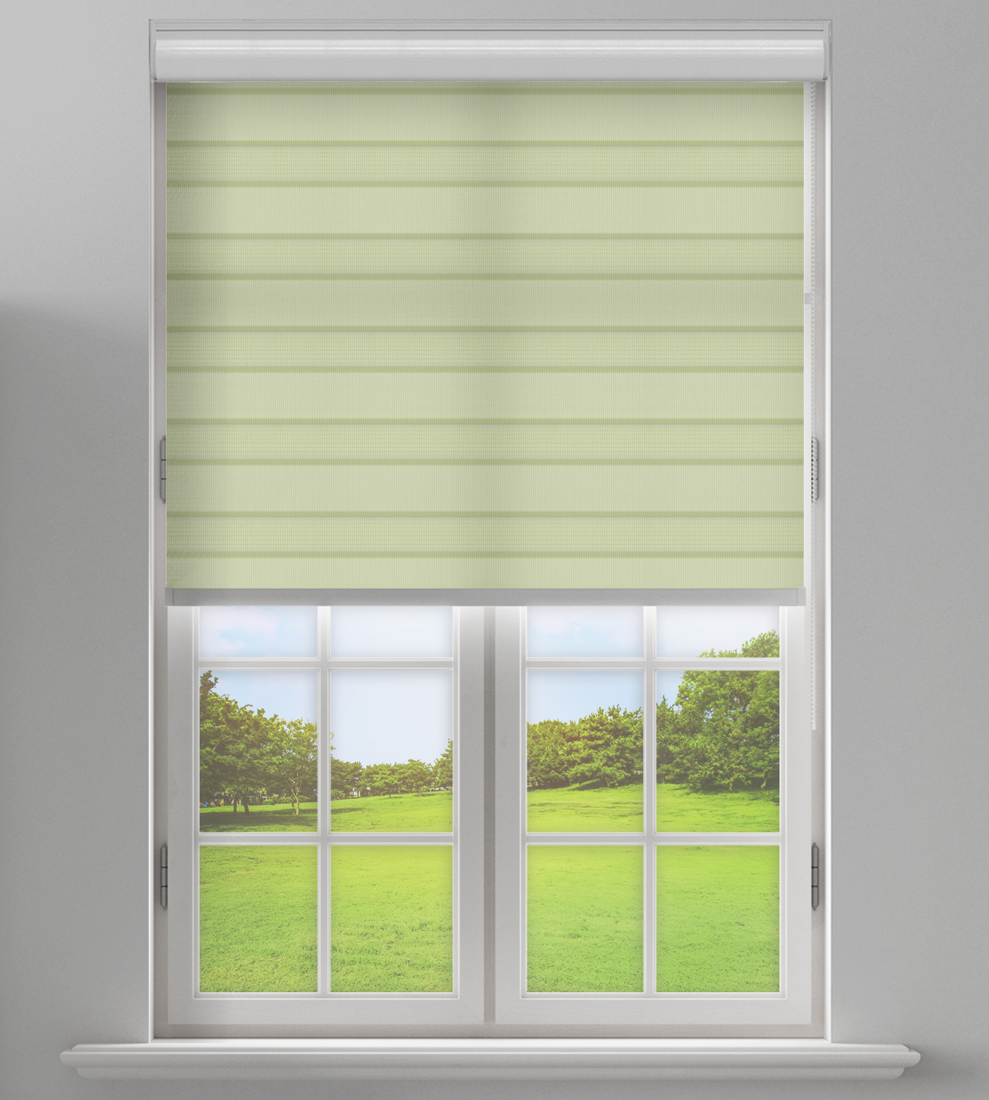 Day & Night Free-Hanging Blind - Seasons Green - Image 3