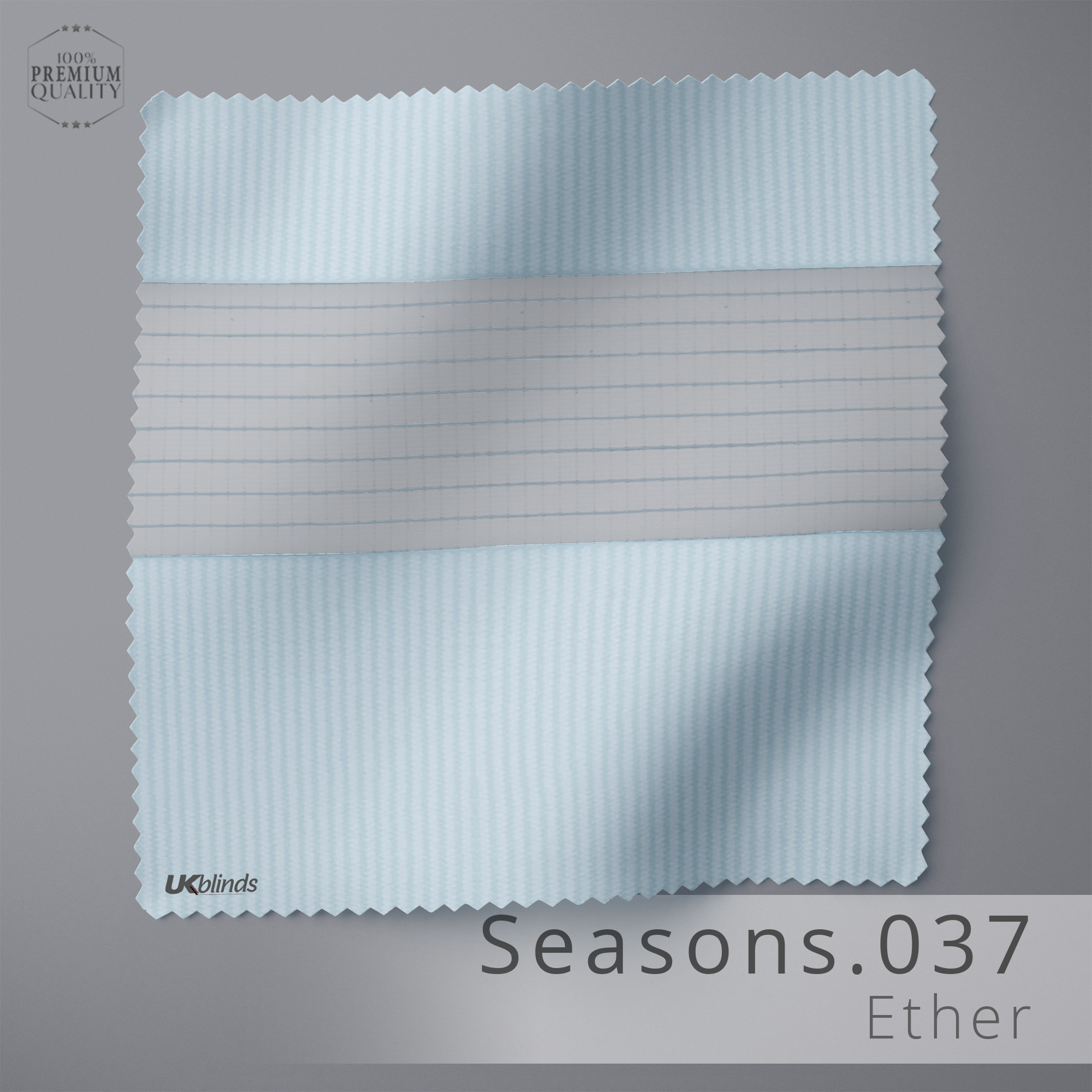 Perfectly Fitted Day & Night Blind - Seasons Ether Aqua Marine - Image 5