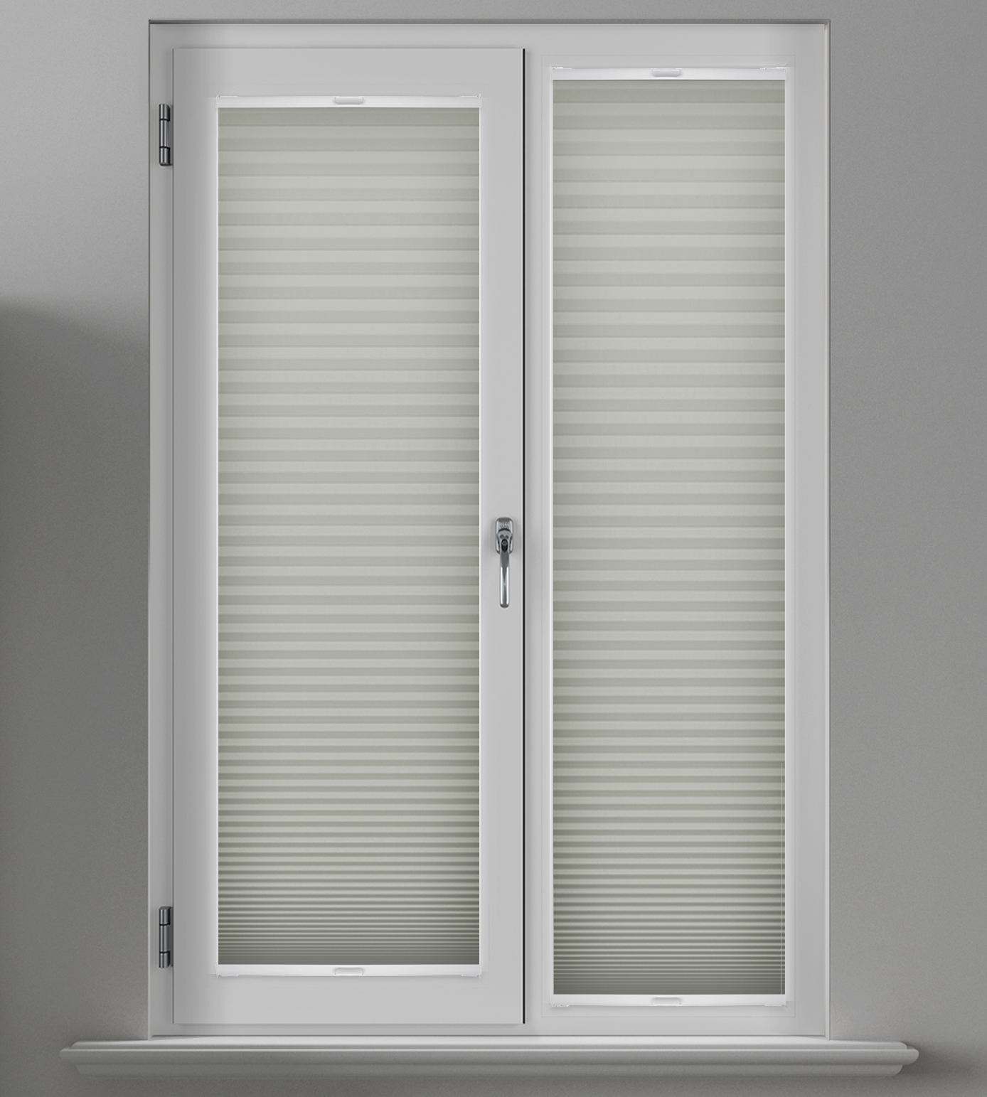 Pleated Perfectly Fitted Frameless Blind - Honeycomb Lexi Taupe Beige - Image 4