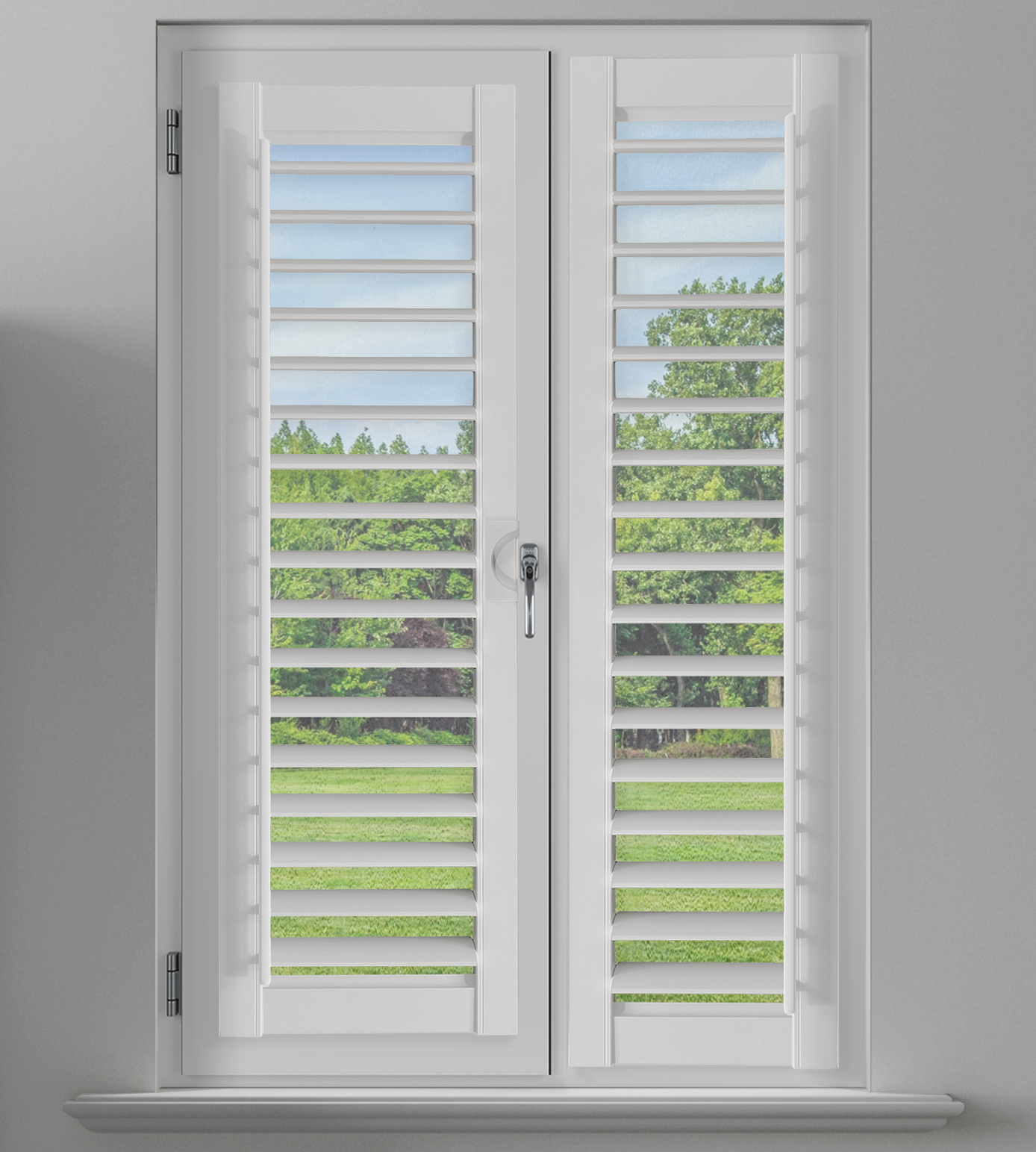 Louvolite Perfect Fit uPVC Shutters LITE - Cotton Natural White - Image 2