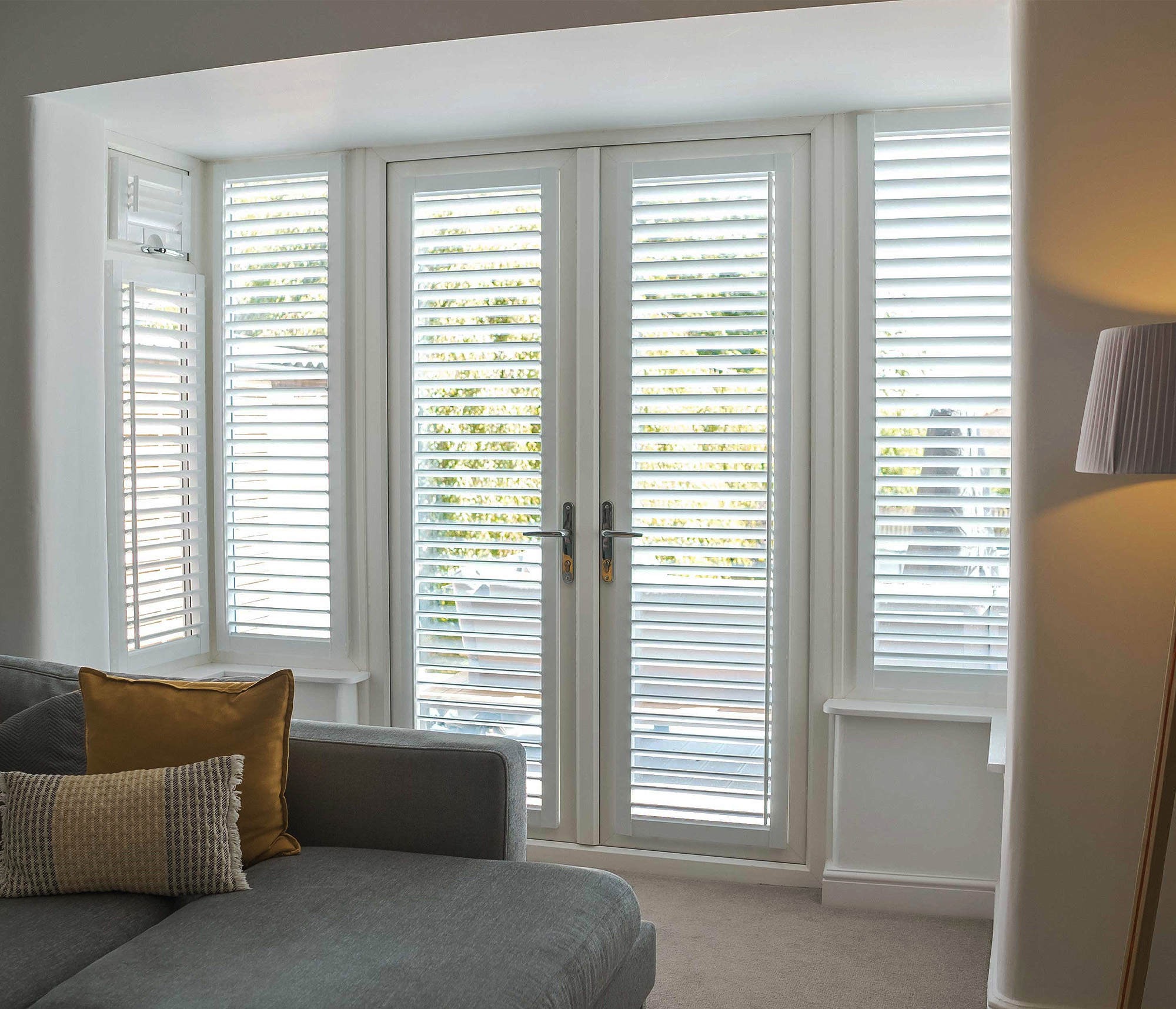 Louvolite Perfect Fit uPVC Shutters LITE - Cotton Natural White - Image 12