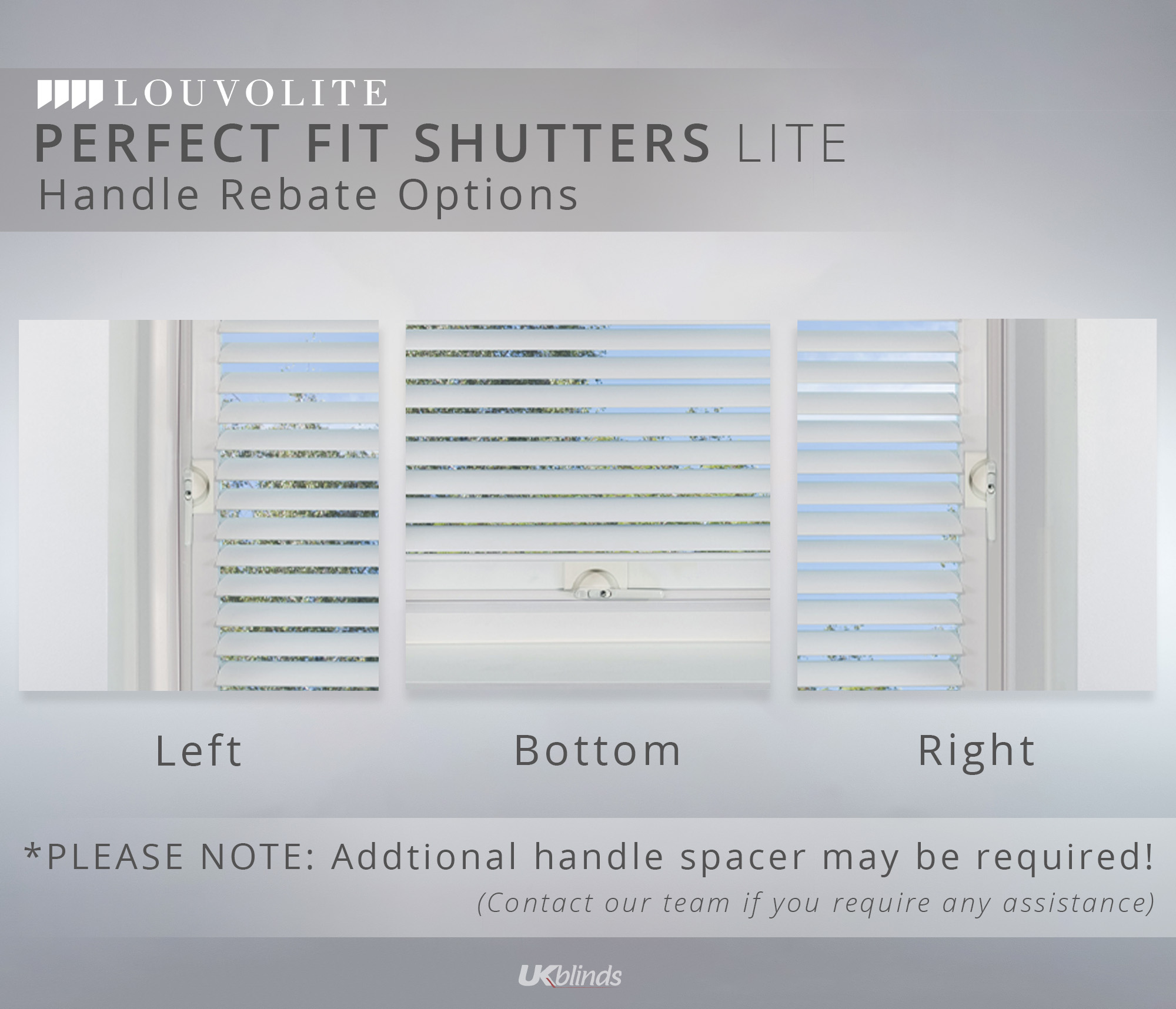 Louvolite Perfect Fit uPVC Shutters LITE - Cotton Natural White - Image 10