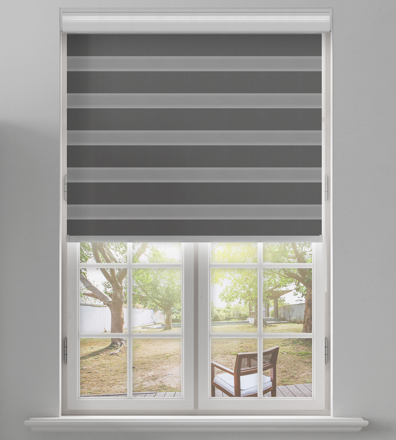 Day & Night Free-Hanging Blackout - Tango Charcoal Grey - Image 3