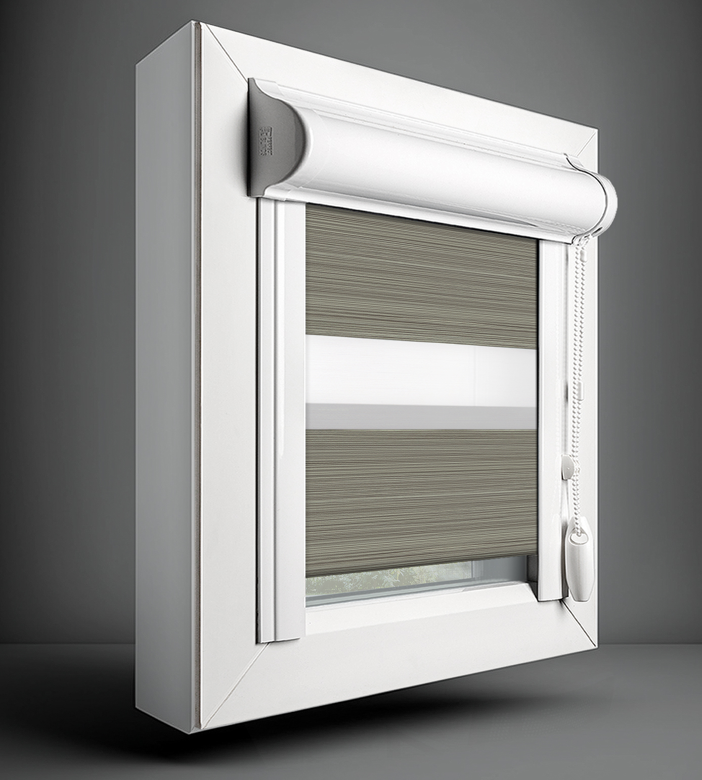 Perfectly Fitted Blackout/Dimout Day & Night Blind - Tango Slate - Image 4